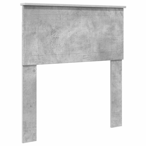 Kopfteil Beton Grau Holzwerkstoff