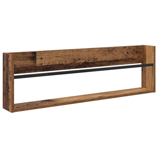 Magazinregal mit Regal Altholz 100 x 12 x 30 cm Holzwerkstoff