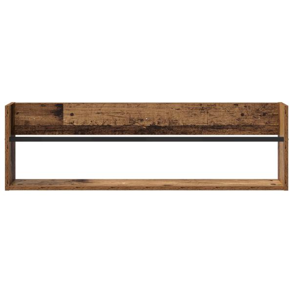 Magazinregal mit Regal Altholz 100 x 12 x 30 cm Holzwerkstoff