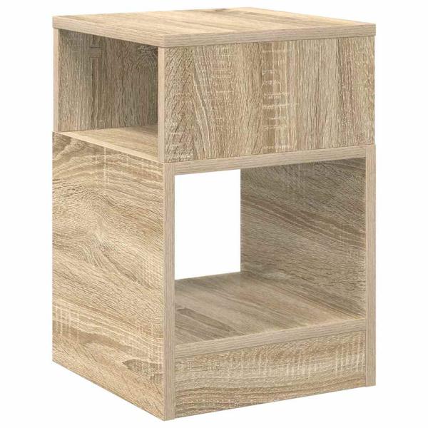 Beistelltisch 2 stk. Sonoma-Eiche 30,5 x 30 x 45 cm