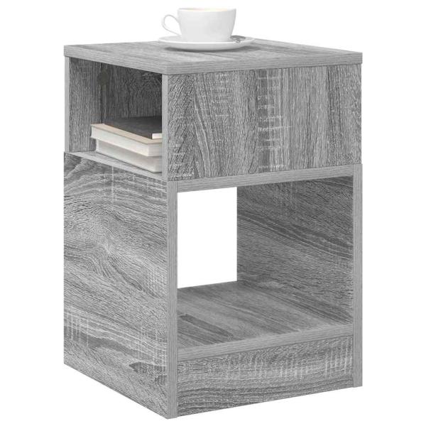 Beistelltisch 2 stk. Graues Sonoma 30,5 x 30 x 45 cm