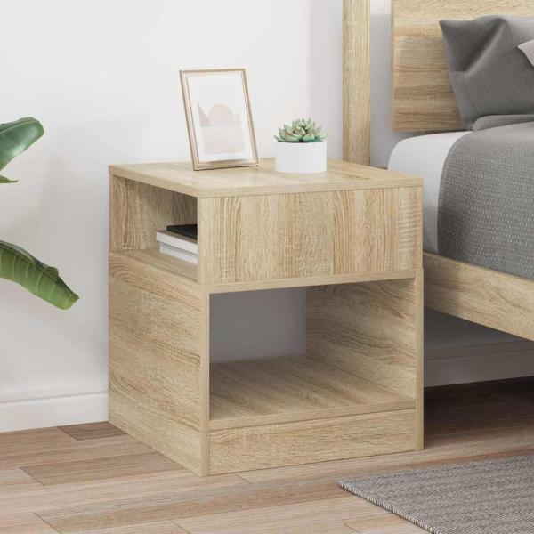 Beistelltisch Sonoma-Eiche 40,5 x 40 x 45 cm Holzwerkstoff