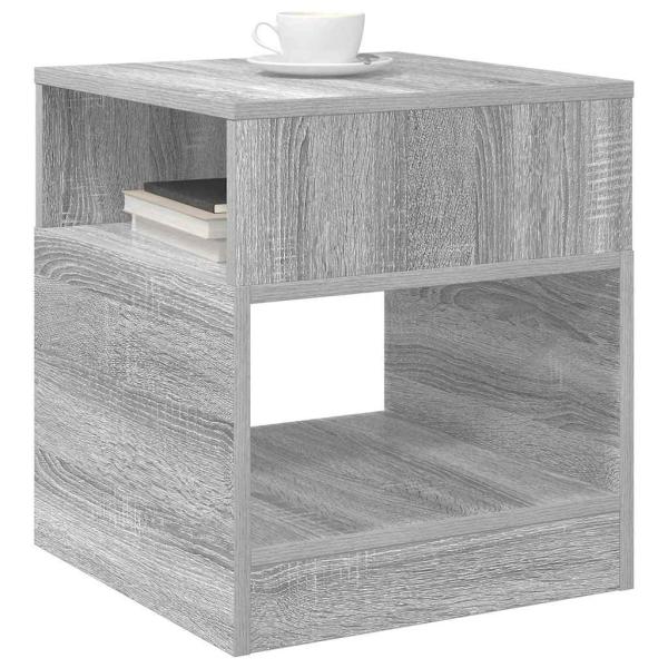Beistelltisch 2 stk. Graues Sonoma 40,5 x 40 x 45 cm