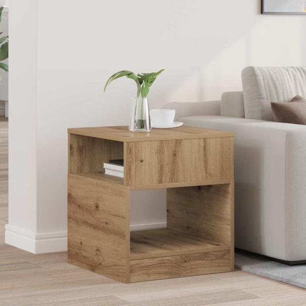 ARDEBO.de - Beistelltisch Artisan-Eiche 40,5 x 40 x 45 cm Holzwerkstoff