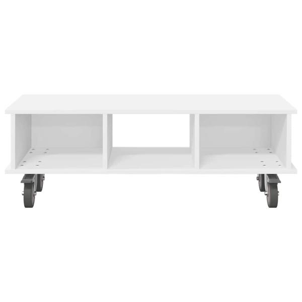 TV-Ständer 100 x 35 x 35 cm Weiß Holzwerkstoff