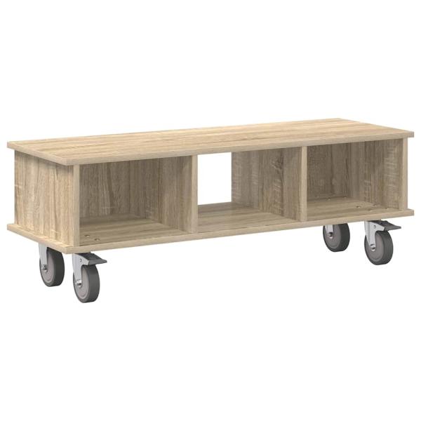 TV-Ständer 100 x 35 x 35 cm Sonoma-Eiche Holzwerkstoff