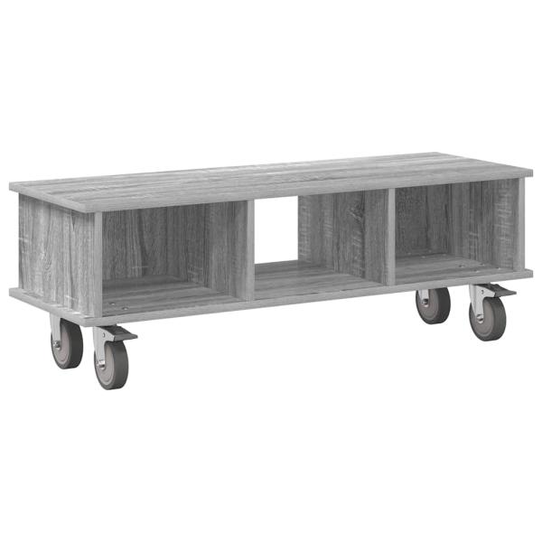 TV-Ständer 100 x 35 x 35 cm Sonoma-Grau Holzwerkstoff