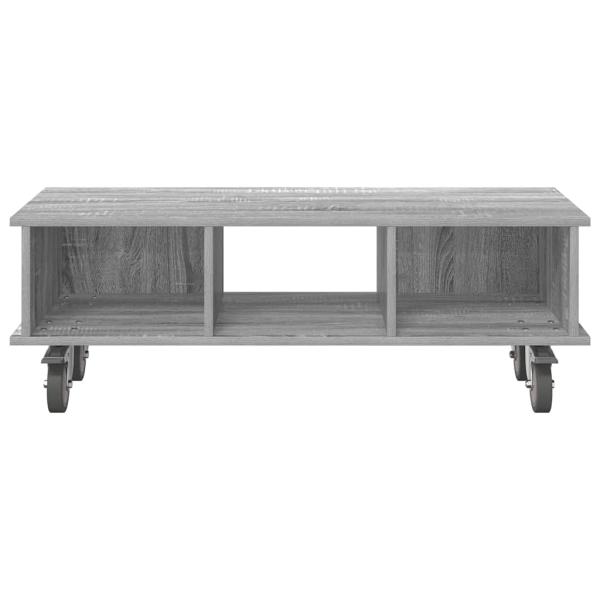 TV-Ständer 100 x 35 x 35 cm Sonoma-Grau Holzwerkstoff