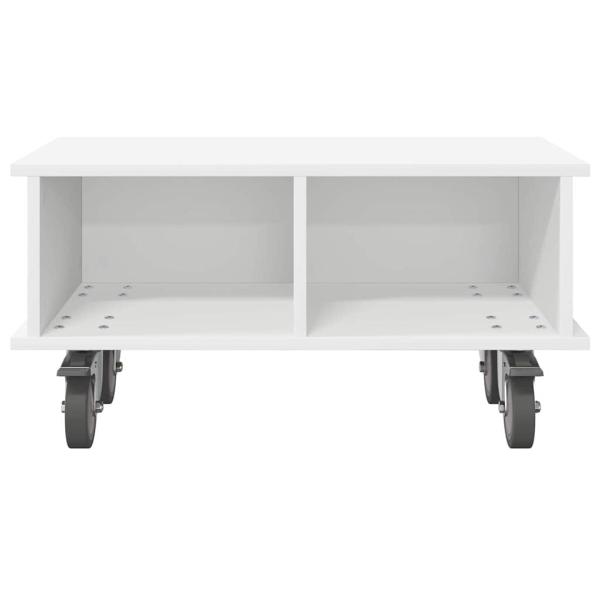 TV-Ständer 68,5 x 35 x 35 cm Weiß Holzwerkstoff