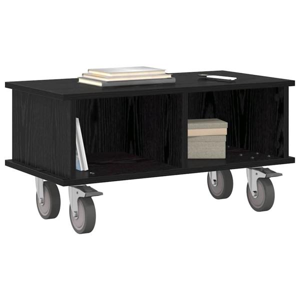 TV-Ständer 68,5 x 35 x 35 cm Schwarz Eichen-Optik Holzwerkstoff