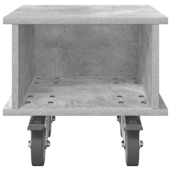 TV-Ständer 37 x 35 x 35 cm Betongrau Holzwerkstoff