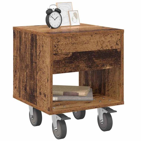Nachttisch Altholz 40,5 x 40 x 48 cm Holzwerkstoff