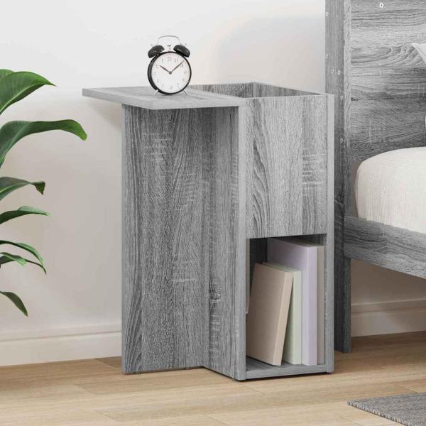 ARDEBO.de - Beistelltisch Graues Sonoma 35 x 40 x 55 cm Holzwerkstoff