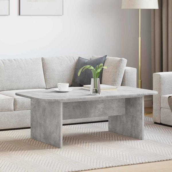 ARDEBO.de - Couchtisch Betongrau 93 x 53 x 33 cm Holzwerkstoff