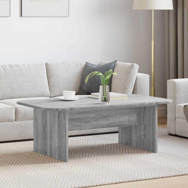 ARDEBO.de - Couchtisch Sonoma-Grau 93 x 53 x 33 cm Holzwerkstoff