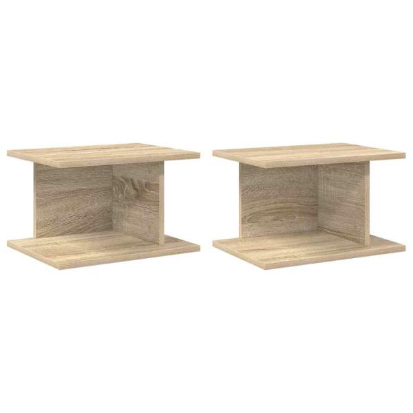Nachttisch 2 stk. Sonoma-Eiche 40 x 30 x 25 cm Holzwerkstoff