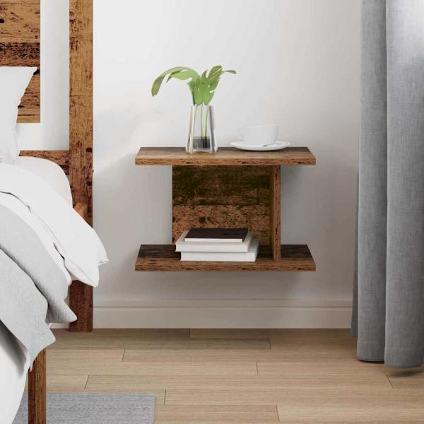 Nachttisch Altholz 40 x 30 x 25 cm Holzwerkstoff