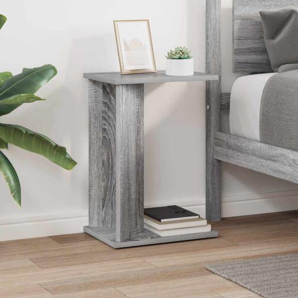Beistelltisch Graues Sonoma 35 x 25 x 50 cm Holzwerkstoff