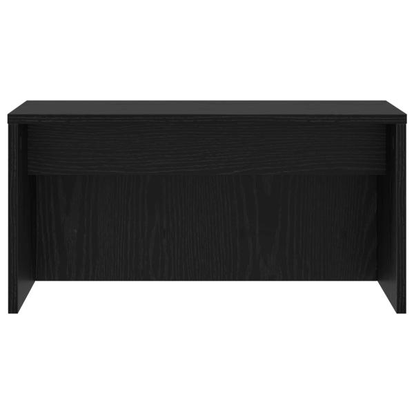Wandtisch Schwarz Eichen-Optik Holzwerkstoff 60 x 45 x 30 cm
