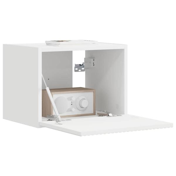 TV-Wandschrank 39 x 31 x 29,5 cm Weiß Holzwerkstoff