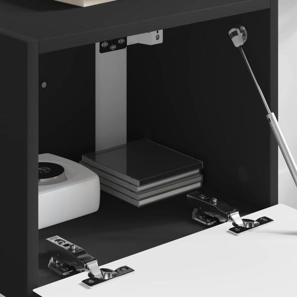 TV-Wandschrank 39 x 31 x 29,5 cm Schwarz Holzwerkstoff