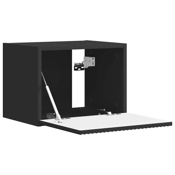 TV-Wandschrank 39 x 31 x 29,5 cm Schwarz Holzwerkstoff