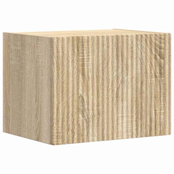 TV-Wandschrank 2 stk. Sonoma Holzwerkstoff