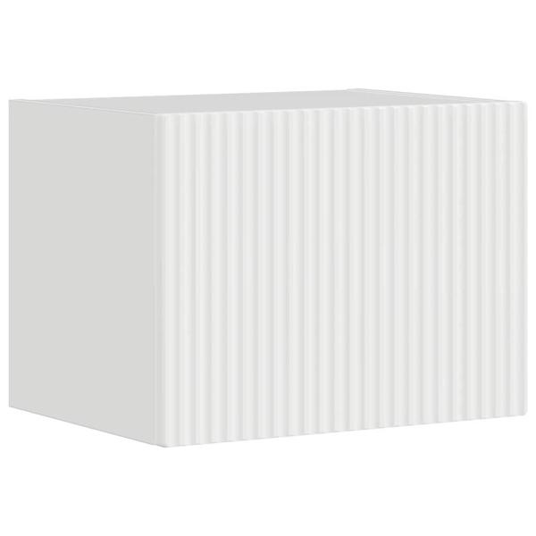 TV-Wandschrank 39 x 31 x 29,5 cm Glänzend Weiß Holzwerkstoff