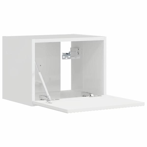 TV-Wandschrank 39 x 31 x 29,5 cm Glänzend Weiß Holzwerkstoff