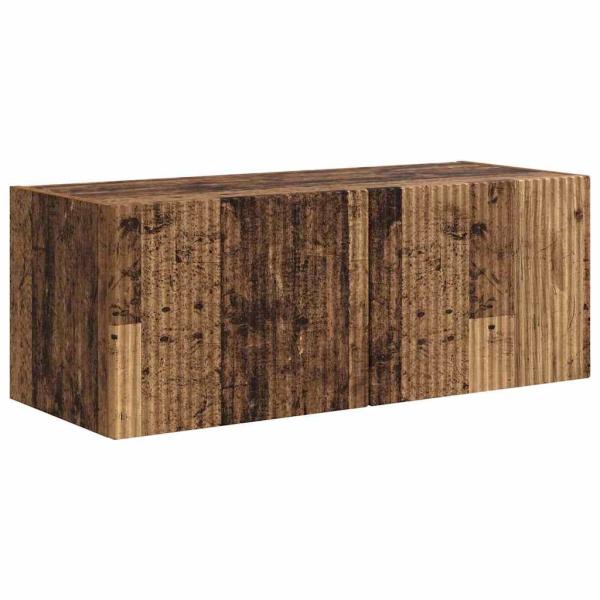 TV-Wandschrank 78,5 x 30 x 29,5 cm Altholz Holzwerkstoff
