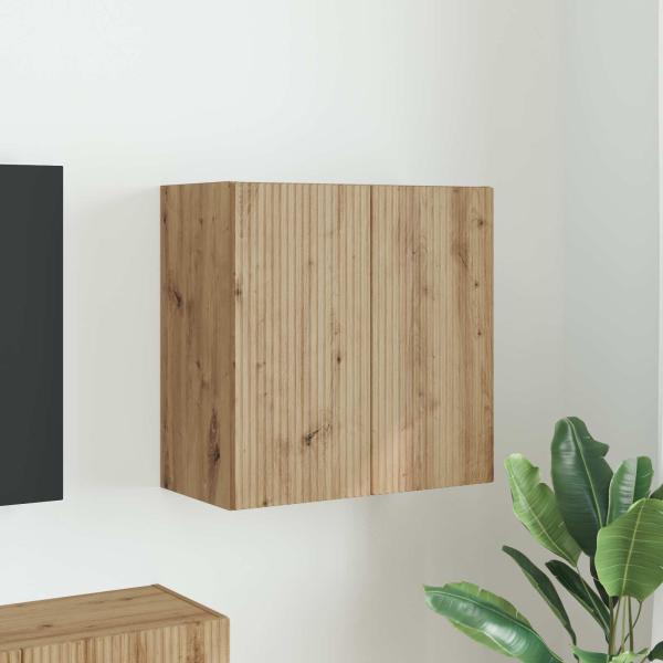 ARDEBO.de - TV-Wandschrank 59,5 x 31 x 60 cm Artisan-Eiche Holzwerkstoff