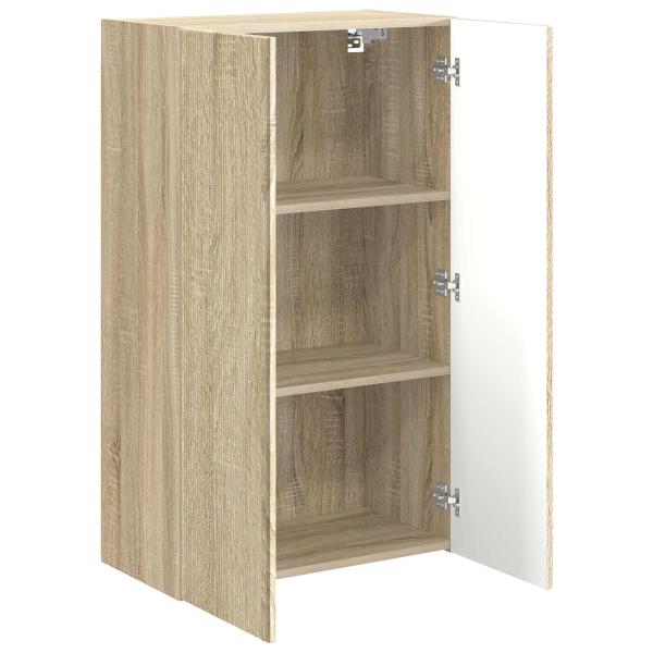 TV-Wandschrank 59,5 x 31 x 100 cm Sonoma-Eiche Holzwerkstoff