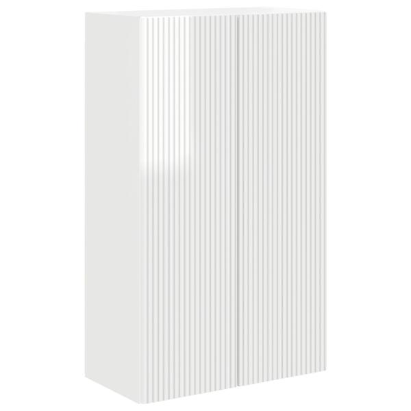 TV-Wandschrank 59,5 x 31 x 100 cm Hochglanz Weiß Holzwerkstoff
