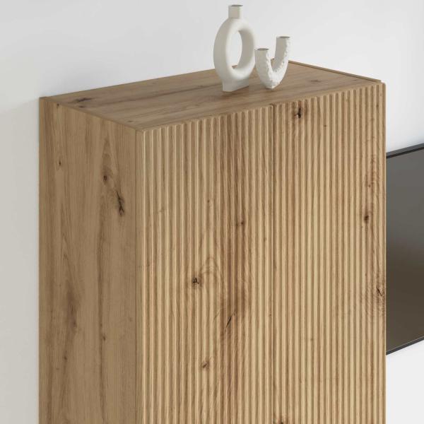 TV-Wandschrank 59,5 x 31 x 100 cm Artisan-Eiche Holzwerkstoff