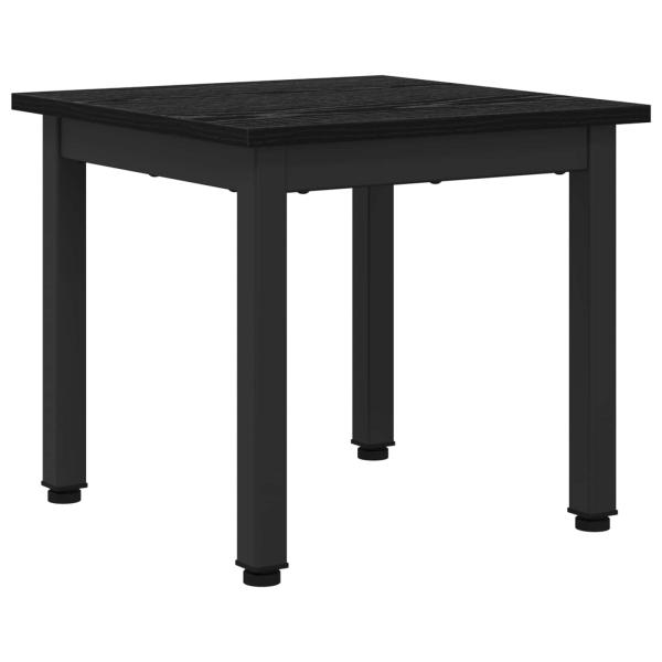 Couchtisch Schwarz Eichen-Optik 40 x 40 x 36 cm Holzwerkstoff