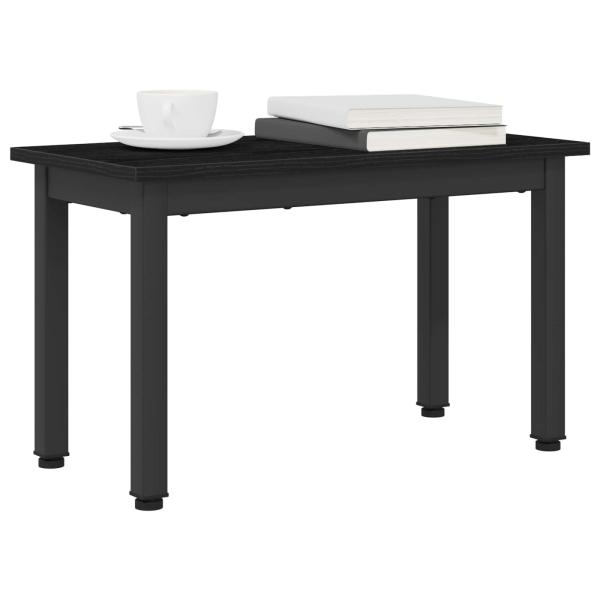 Couchtisch Schwarz Eichen-Optik 60 x 30 x 36 cm Holzwerkstoff