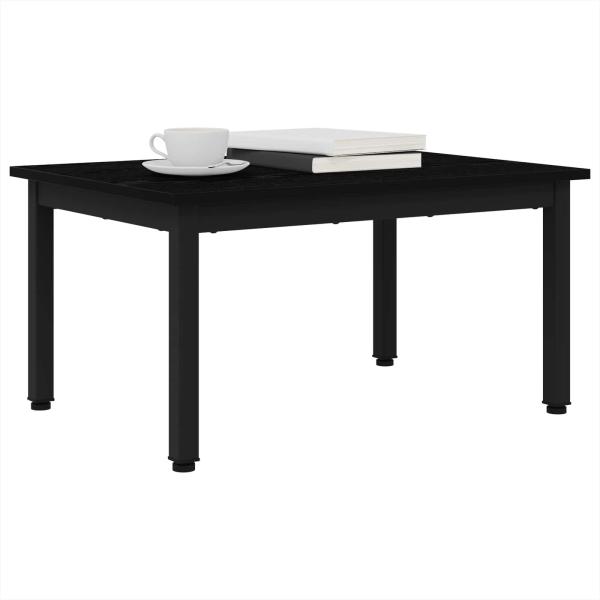 Couchtisch Schwarz Eichen-Optik 70 x 50 x 36 cm Holzwerkstoff