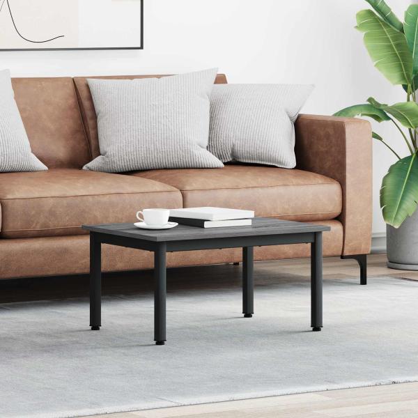ARDEBO.de - Couchtisch Graues Sonoma 70 x 50 x 36 cm Holzwerkstoff