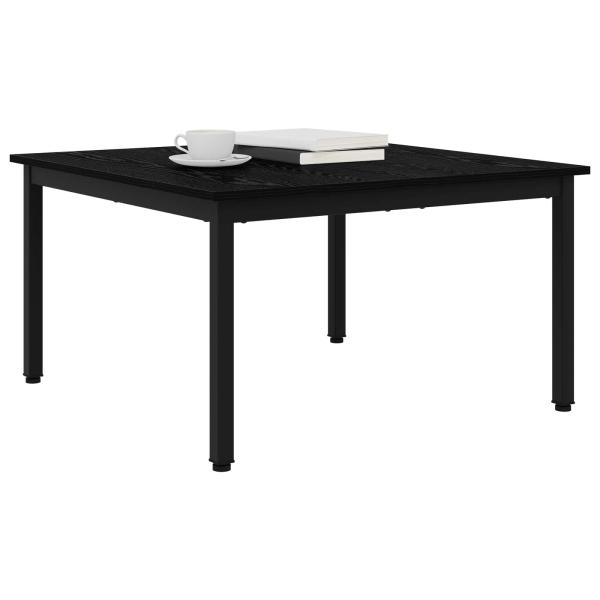 Couchtisch Schwarz Eichen-Optik 80 x 80 x 45 cm Holzwerkstoff
