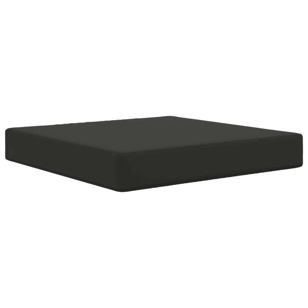 Sofakissen für draußen Polyester Schwarz 60 x 60 cm