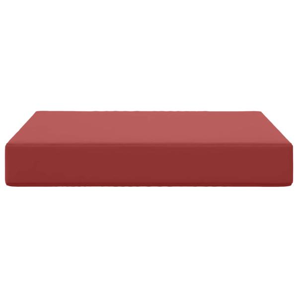 Sofakissen für draußen Polyester Weinrot 60 x 60 cm