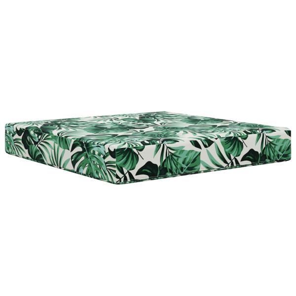 Sofakissen für draußen Polyester Blattmuster 60 x 60 cm