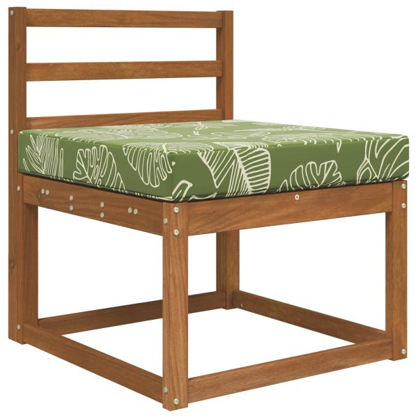 Sofakissen für draußen Polyester Blattdesign 60 x 60 cm