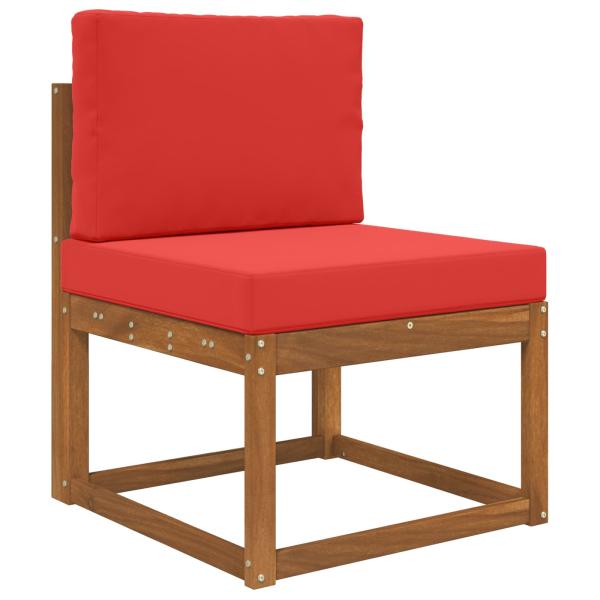 Sofakissen für draußen Polyester Rot 60 x 60 cm