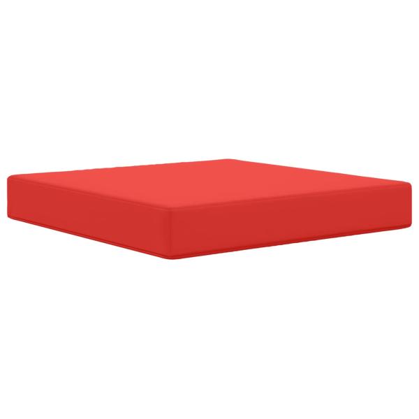 Sofakissen für draußen Polyester Rot 60 x 60 cm