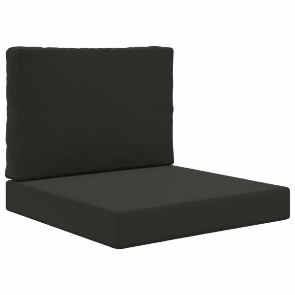 Sofakissen für draußen Polyester Schwarz 60 x 60 cm