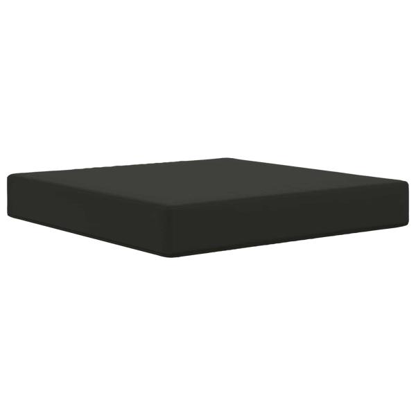Sofakissen für draußen Polyester Schwarz 60 x 60 cm