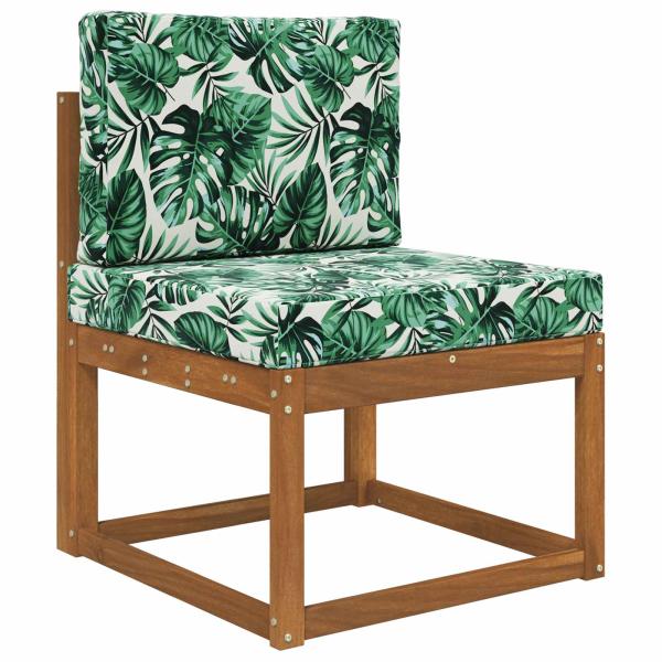 Sofakissen für draußen Polyester Blattmuster 60 x 60 cm