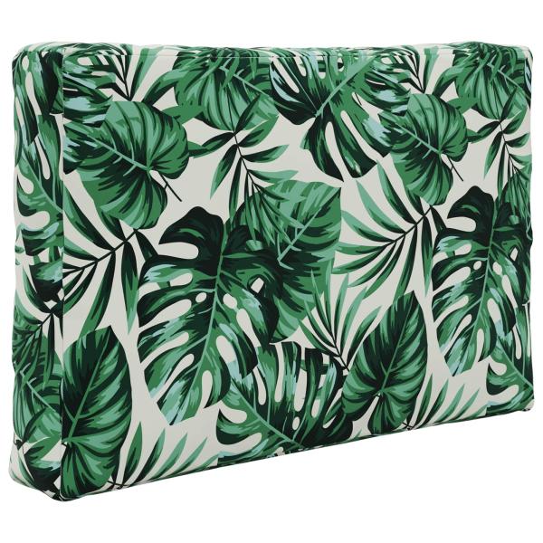 Sofakissen für draußen Polyester Blattmuster 60 x 60 cm