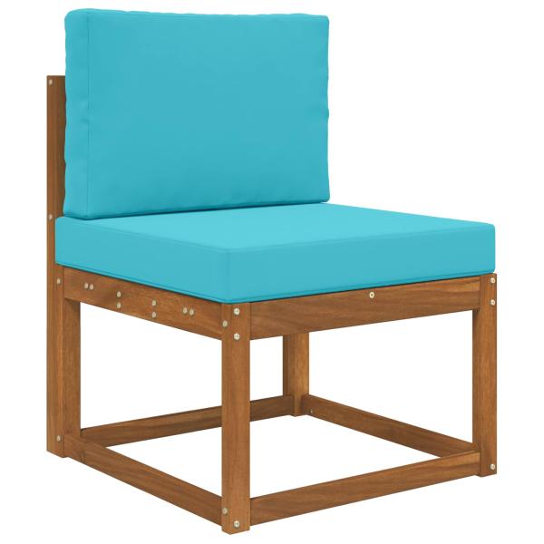 Sofakissen für draußen Polyester Türkis 60 x 60 cm